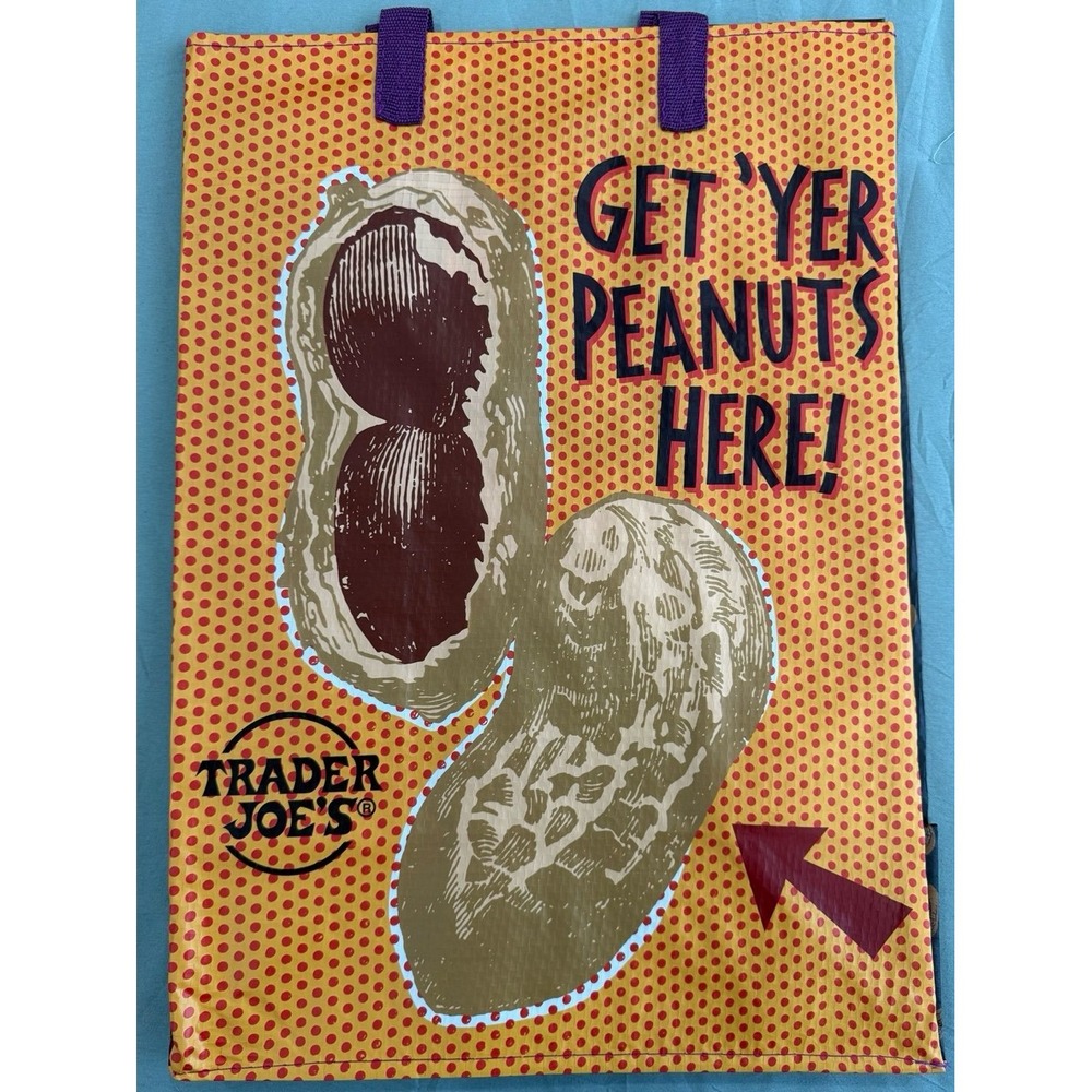 Trader Joe's Peanut Reusable‎ Tote Bag George Washington Carver (2025)